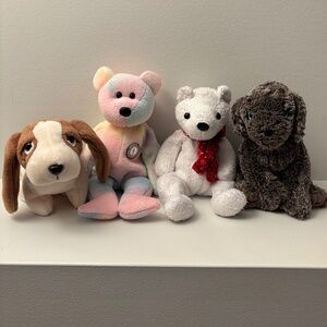 Ty Set of 4 Beanie Babies